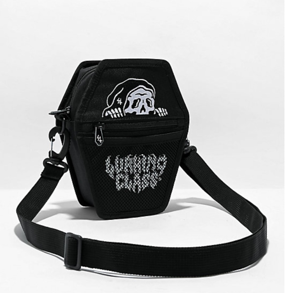 Lurking Class by Sketchy Tank Coffin Black Shoulder Bag